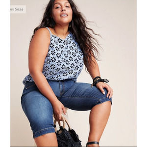 NEW Anthropologie Maeve Quinn Eyelet 70s Camisole